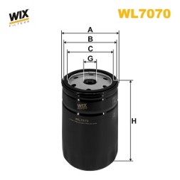 WL7070 WIX FILTERS Фільтр оливи