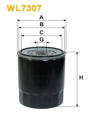 WL7307 WIX FILTERS Фільтр оливи