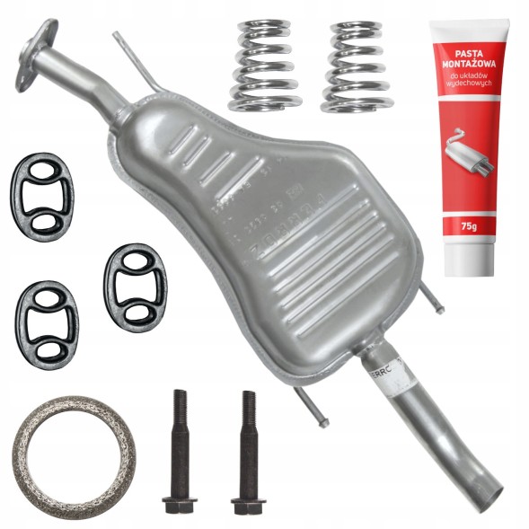 Ferroz FRZ-W0Z33E2F3S3C5O4 Глушник кінцевий opel astra g ii 2 98 - 09 1.4i 1.6i 1.8i 2.0i kombi бонус