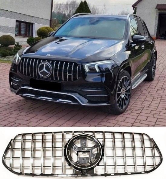 Automaniac 167.037 Решітка радіатора Automaniac сіра Panamericana для Mercedes GLE W167