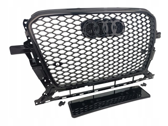 PA 8R0853651S PLASTER MIODU РЕШІТКА-ОБМАНКА GRILL AUDI Q5 8R LIFT 2012-2016 СТИЛЬ RSQ5 (СОТИ) НА ЗВИЧАЙНИЙ БАМПЕР