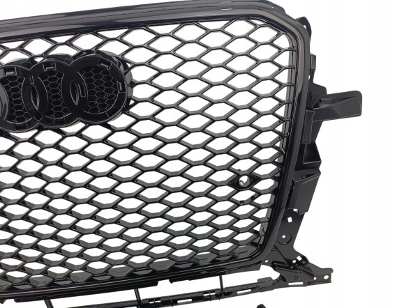 PA 8R0853651S PLASTER MIODU РЕШІТКА-ОБМАНКА GRILL AUDI Q5 8R LIFT 2012-2016 СТИЛЬ RSQ5 (СОТИ) НА ЗВИЧАЙНИЙ БАМПЕР