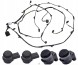 Audi OE pdc zderzaka przedniego 83A971085Q kable kamera kabel AUDI Q3 83A ПУЧОК ПРОВОДІВ ПЕРЕДНЬОГО БАМПЕРА 4xPDC передня установка + Кабель камери