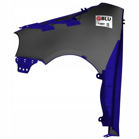 212688439 BLU Бризковик VW GOLF V 5 LD5Q правий синій 03-09 передній хетчбек оцинк