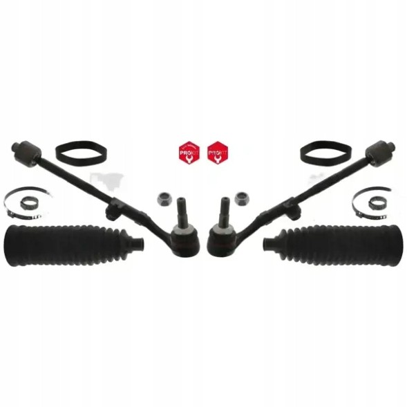 Febi Bilstein 4350 87 2x рульові тяги FEBI BILSTEIN FRONT L+R для BMW 1 E81, 1 E82, 1 E87, 1