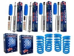 Lovells ZJLOV ПІДВІСКА КОМПЛЕКТ АМОРТИЗАТОРИ ПРУЖИНИ +2 ДЮЙМА CHEROKEE ZJ LOVELLS