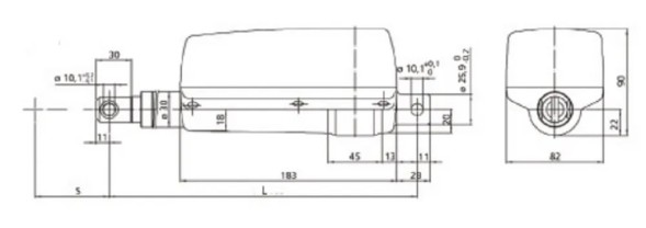 0AMS Привід регулювальний, 24 В S=250 LA2825024