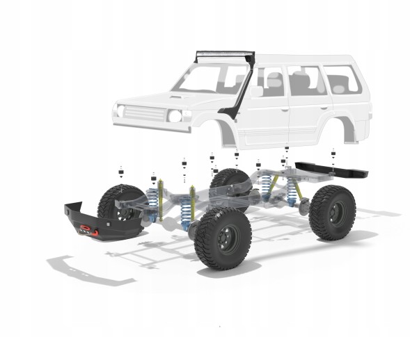 Китай Mitsubishi Pajero I 5D Body Lift Karoserii + 40mm Mitsubishi Pajero 1 long 5-дверна версія / Body Lift 40мм / гвинти 10.9