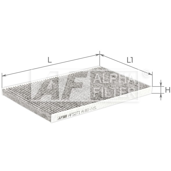 AF5271a ALPHA FILTER Фільтр салону