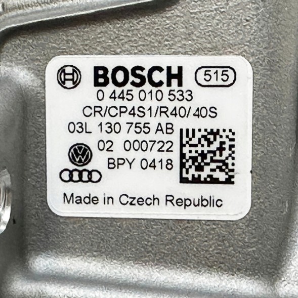 Bosch 03L130755AB 03L130755AA 03L130755L 03L130755D 03L130755F 0445010533 Інжекторний насос vag