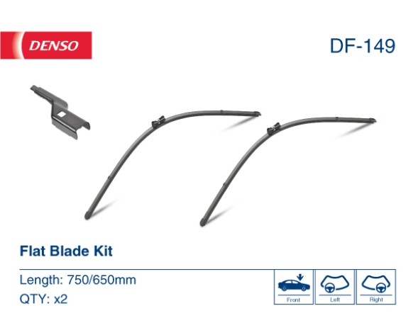 DF 149 DENSO Комплект щіток склоочисника Denso 750 650мм