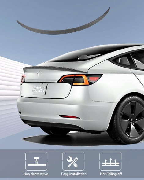 Китай AC-S0011 СПОЙЛЕР TESLA MODEL 3 CARBON