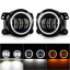 JGD ATTACK JGD-JL-FL Галогенні фари 4" HALO з поворотником – Full LED для JEEP WRANGLER JK JL 2007-2026