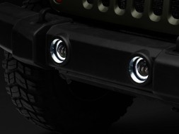 JGD ATTACK JGD-JL-FL Галогенні фари 4" HALO з поворотником – Full LED для JEEP WRANGLER JK JL 2007-2026