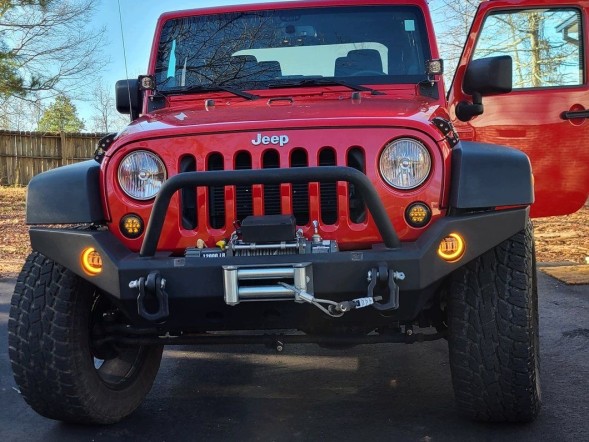 JGD ATTACK JGD-JL-FL Галогенні фари 4" HALO з поворотником – Full LED для JEEP WRANGLER JK JL 2007-2026