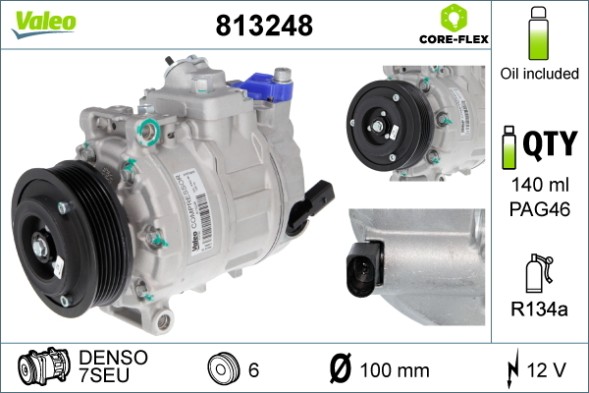 813248 VALEO Компресор кондиціонера