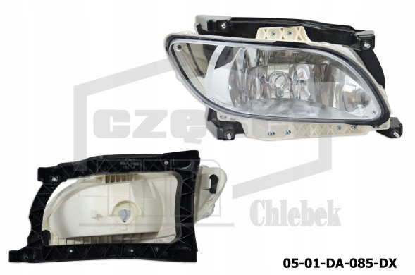 DX 05-01-DA-085-DX Галоген протитуманний лампа daf xf 106 права * 1835887