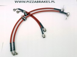 Pizza Brakes Przewody hamulcowe w stal oplocie MAZDA MX-5 IV ND Гальмівні дроти в обплетенні сталі MAZDA MX-5 IV ND