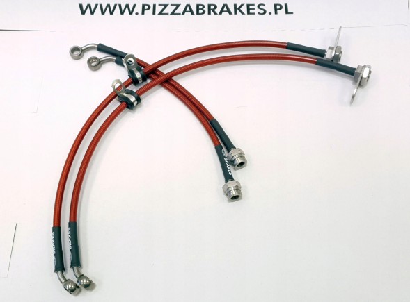 Pizza Brakes Przewody hamulcowe w stal oplocie MAZDA MX-5 IV ND Гальмівні дроти в обплетенні сталі MAZDA MX-5 IV ND