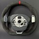 Audi OE 83A419091 L MJM Кермо ALCANTARA для Audi A3 S3 Q3 SQ3 RSQ3 83A, червона нитка, пелюстки RS