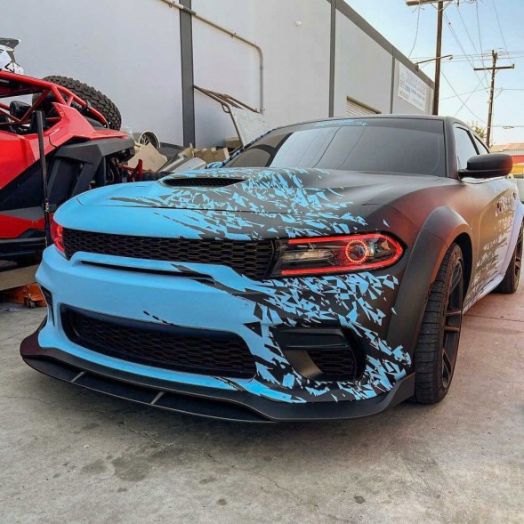Китай JGD-CHAR20-CSWB Спойлер на бампер DODGE CHARGER 2020-2022 Wide Body