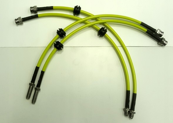 Pizza Brakes Przewody hamulcowe w oplocie Ford Focus Mk2 Гальмівні дроти в обплетенні Ford Focus Mk2