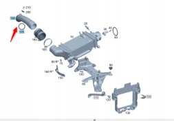 Mercedes-Benz OE ПОВІТРЯНИЙ ШНУР НАДДУВУ MERCEDES A2740980107