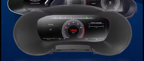 CME CMS5908054740215 CMS Цифрові годинники-лічильник DIGITAL Audi Q3 2011-2018 virtual cockpit