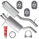 Ferroz ADFZ-I0I91D6M7E4V7J1 Комплект глушників mercedes c180 c200 c230 w203 s203 1.8 2.0 00-07 седан універсал