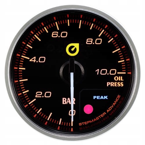 Auto Gauge 355OP-60-WP Новий Auto Gauge тиску масла 60 мм жовтий