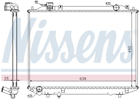 62246A NISSENS Радіатор