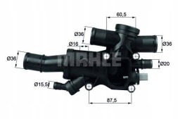 Behr BEH/TH 44 83/ZAPS ТЕРМОСТАТ BEHR CITROEN 83C 2.0HDI