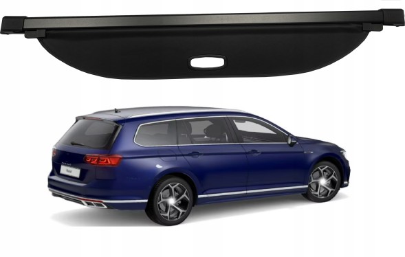 Китай a1663822 Шторка багажника VW Passat B8 чорна 2014-2023