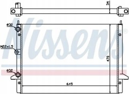 Nissens 63992 Радіатор охолодження 63992 nissens ford vw galaxy sharan