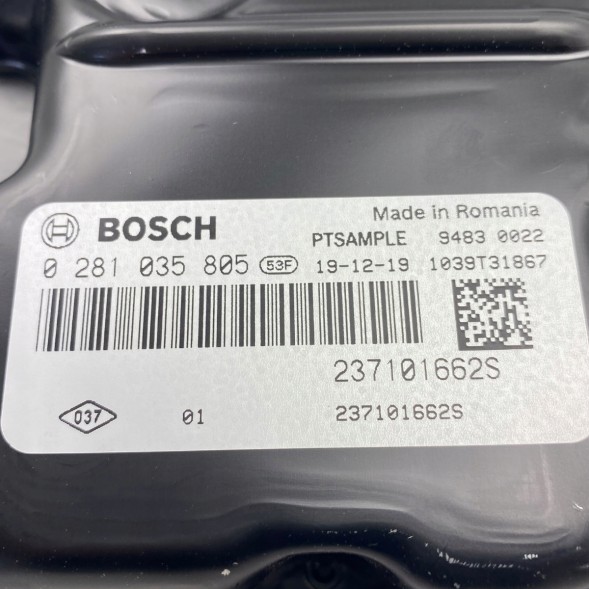 Renault OE ОЕ комп'ютер ECU Renault 237101662S 0281035805 0 281 035 805