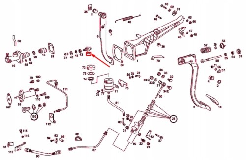 Mercedes-Benz OE A0005453509 Датчик стоп-сигналу Mercedes W110 W111 W112 W113 W114 W123 W126 W201 W460
