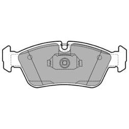 Delphi BG2623C,LP1421 Передні диски та колодки DELPHI BMW E46 320 d