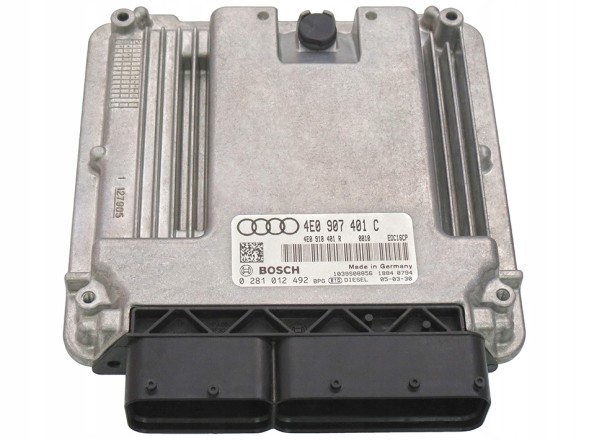 OE 4E0 907 401 C 4E0 910 401 R 0 281 012 492 КОМП'ЮТЕР ECU AUDI A8 3.0 TDI 4E0907401C 0281012492