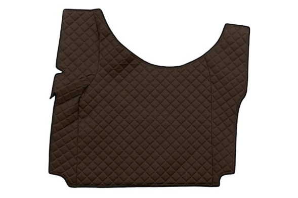 V-maxzone Part VIC-128533 Килимки підлоги ЕКО-Шкіра стьобані (3 шт.) Коричневі на всю підлогу,