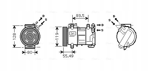 AVA Quality cooling PEAK315 Компресор, кондиціонер ava quality cooling peak315