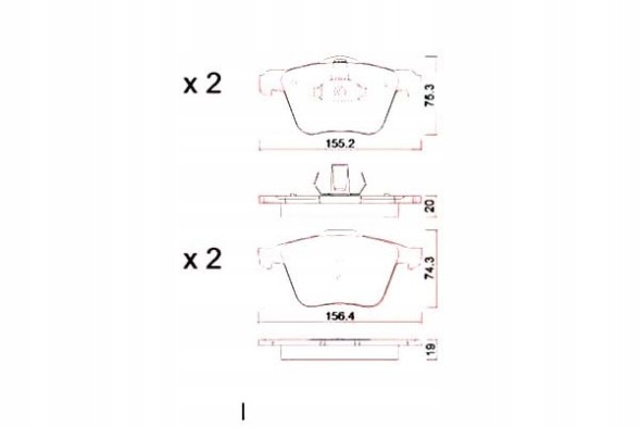 Zimmermann 109295754 ZIM Zim24142.190.1 гальмівні колодки. Ford s-max 2,5st 06- + помічник водія #33