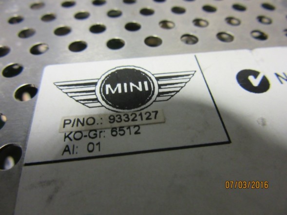 BMW OE 9332127 Міні F55 F56 радіо дисплей оригінал
