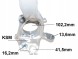 Китай 8K0407253T_srl ВТУЛКА СТАБІЛІЗАТОРА AUDI A4 A5 Q5 2007-2017 ПЕРЕДНЯ ЛІВА KSM 13,6/16,2мм