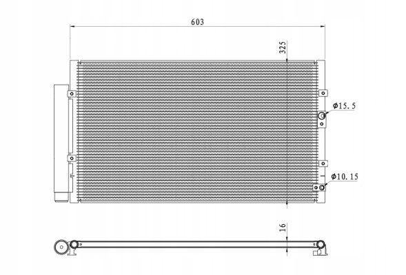 NRF 350487 Конденсатор, кондиціонер nrf 350487