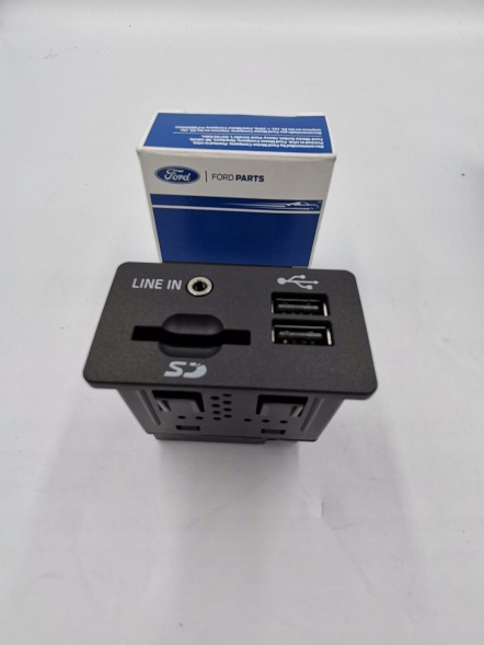 Ford OE EM2T-14F014-AB EM2T14F014AB 2033980 ГНІЗДО ПОРТ USB EDGE KUGA CONNECT S-MAX GALAXY EM2T-14F014-AB EM2T14F014AA
