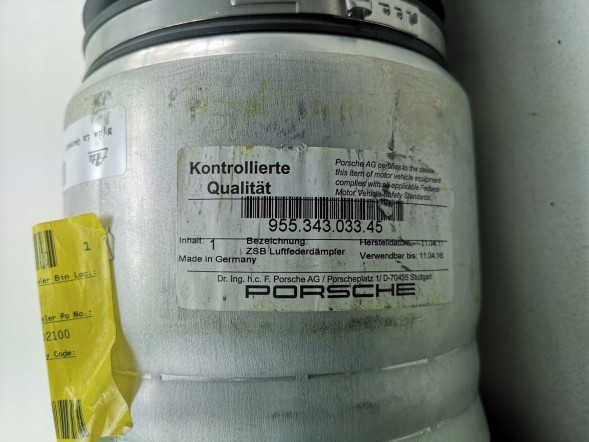 Porsche OE 95534303345 АМОРТИЗАТОР ПЕРЕДНИЙ ПРАВИЙ PORSCHE CAYENNE 03-06 ОРИГ.