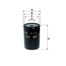 WL7070 12 WIX FILTERS Фільтр оливи