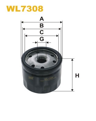 WL7308 WIX FILTERS Фільтр оливи