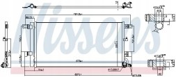 Nissens 941076 Очисник радіатора кондиціонера 941076 nissens