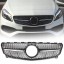 Китай 43MB-C-227-SPR Муляж решітки радіатора DIAMOND Mercedes A-Class W176 Чорний + Хром 2016–2018 РЕСТАЙЛІНГ